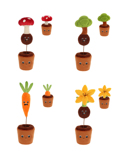 Peluches Jardin Botanique Surprise Keeleco 25 cm – 4 modèles