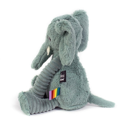 Peluche éléphant Dimoitou vert menthe – Les Ptipotos – vue 4