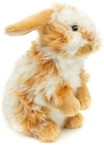 Peluche Lapin tête de lion, debout (doré)