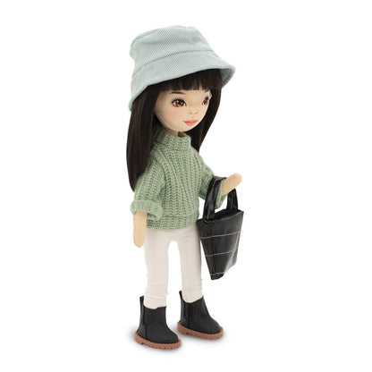 Lilu doll with green sweater, 32 cm