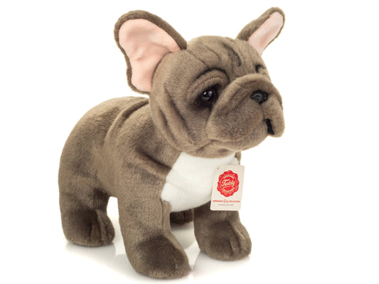 Peluche Bouledogue Français Gris - Teddy Hermann