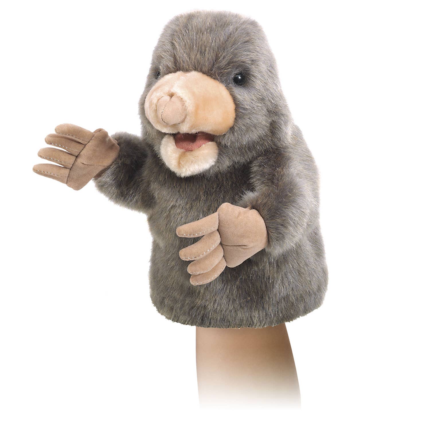 Marionnette à main Petite taupe 3141/ Petite taupe Folkmanis réaliste