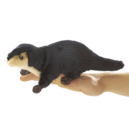 Marionnette à main Mini loutre de rivière 2684/ Mini loutre de rivière Folkmanis réaliste
