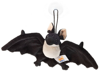 Peluche Chauve-souris (noire et blanche) - avec ventouse