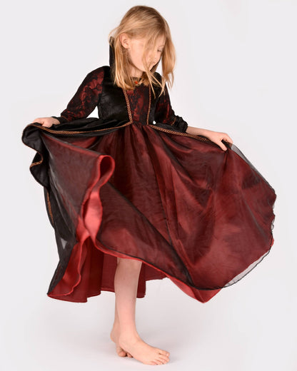 Deluxe Vampire Queen Dress 110-116 cm 4-6 years