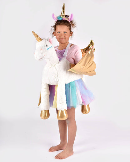 Unicorn poncho one size 80 x 80 cm