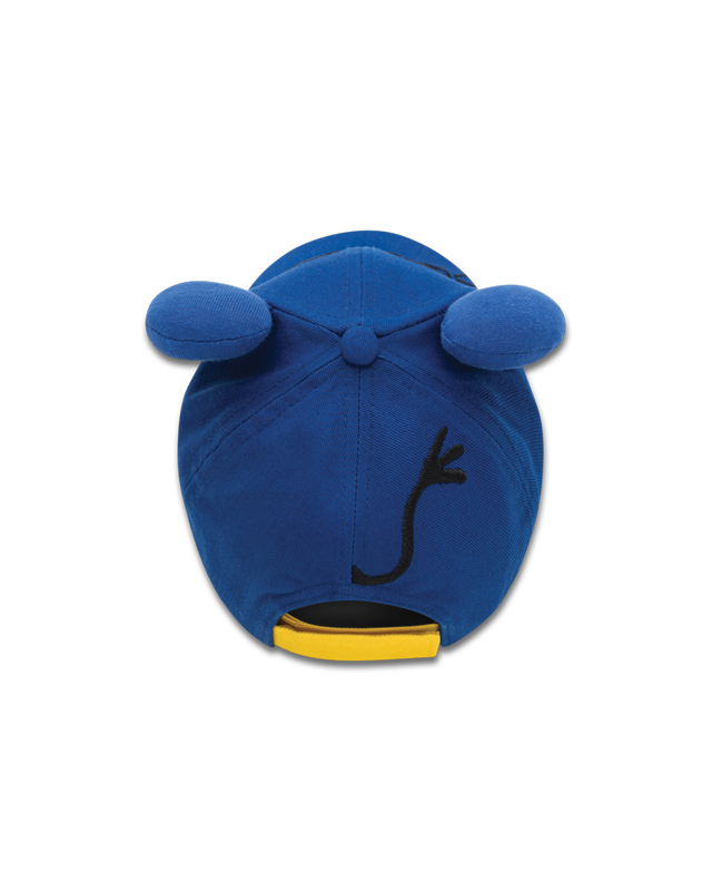 Kindermütze mit dem blauen Elefanten