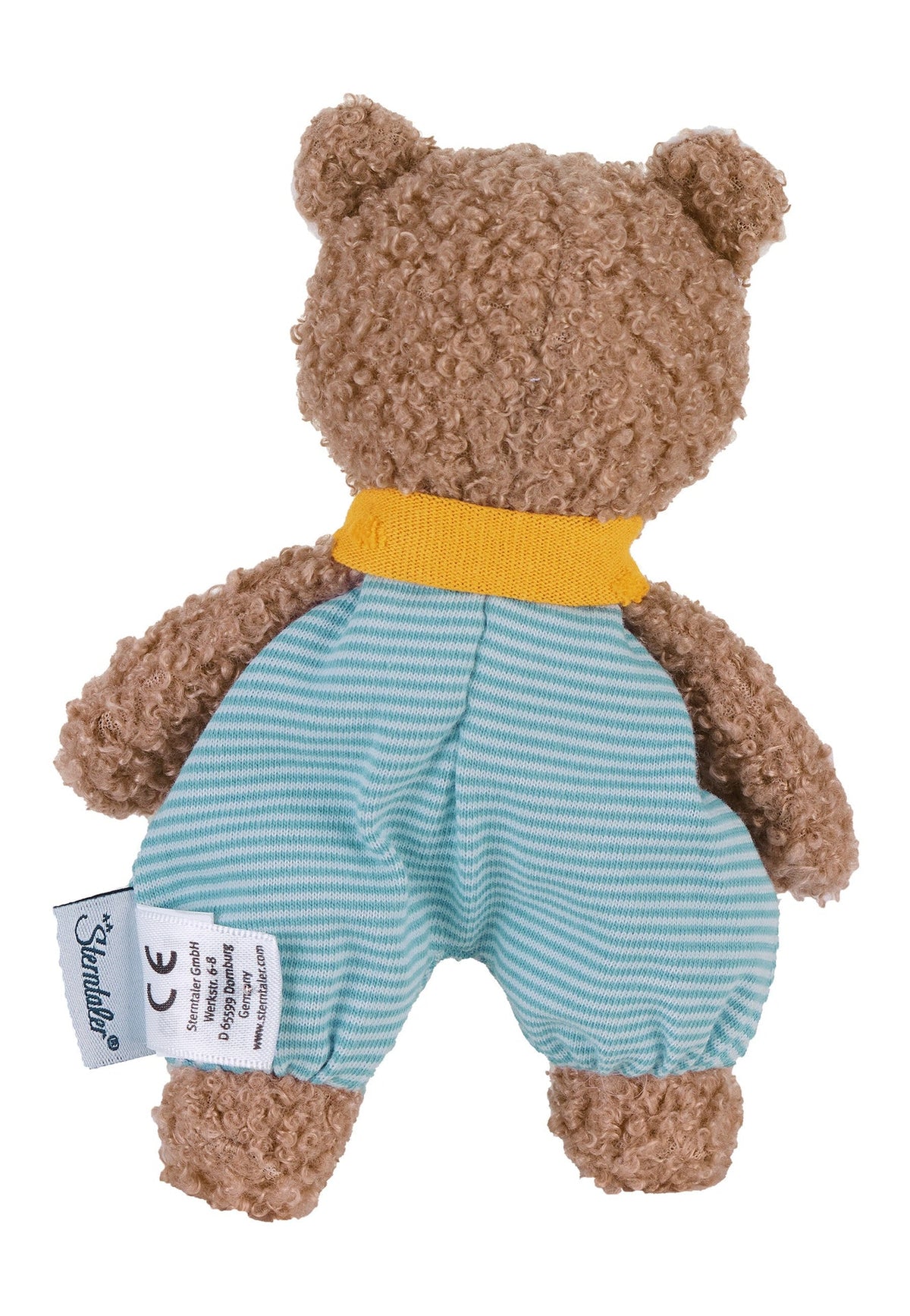 Peluche Ours Ben S avec hochet - 17 cm – vue 2