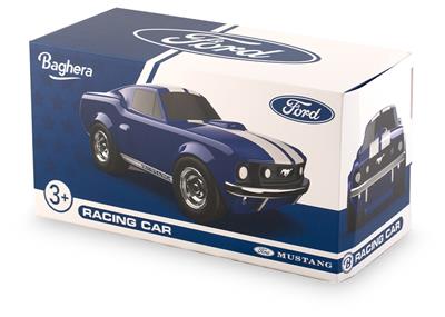 Blaues Ford Mustang Auto – Baghera