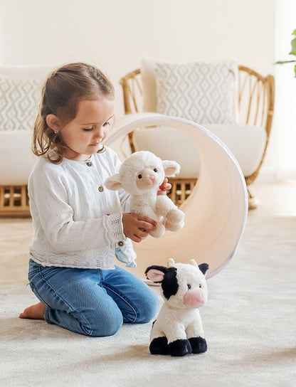 Duo de Peluches Vaches – Maman et Bébé – Vue 6