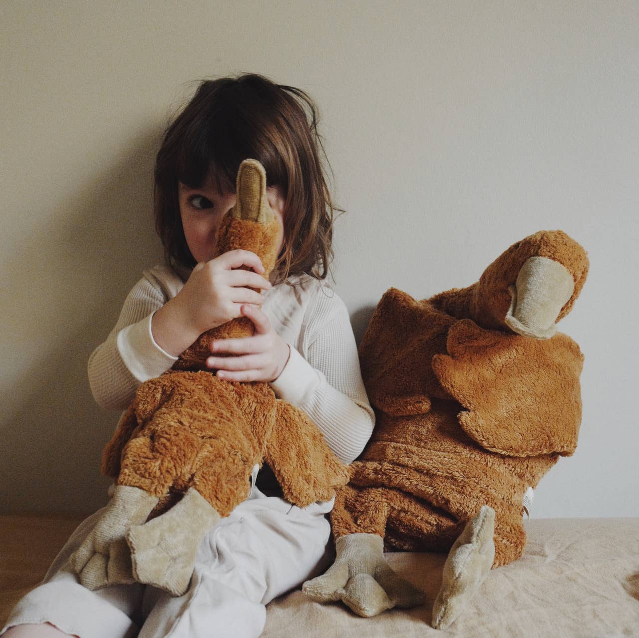 Stofftier kleine Gans | Rost