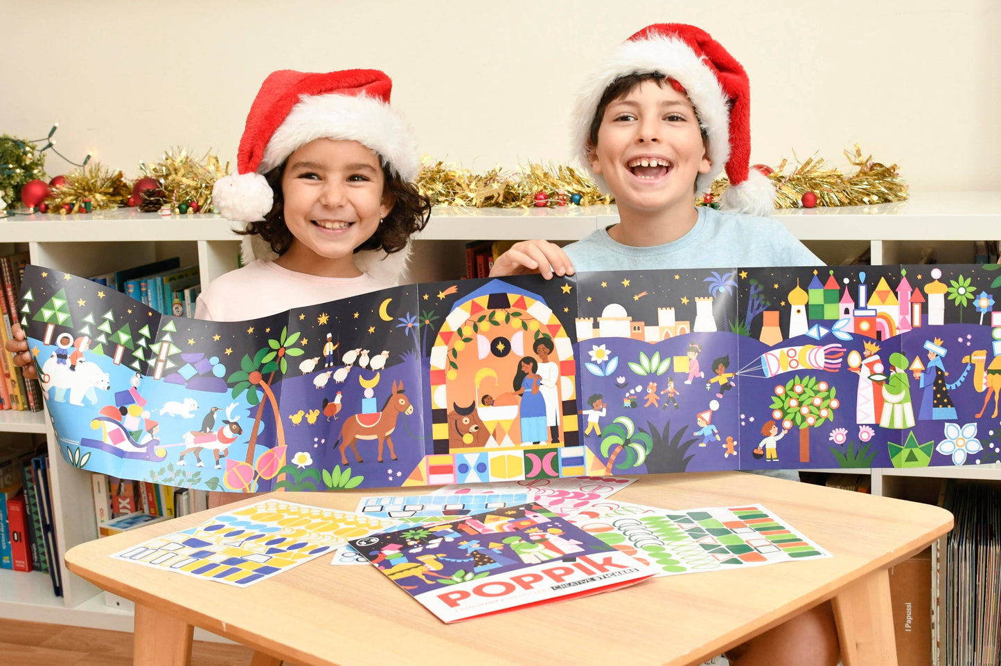 Noël - Poster Panorama en sticker 3+