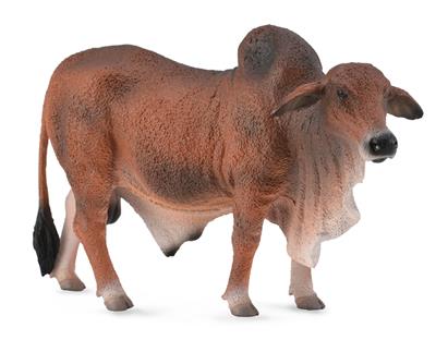 Collecta La ferme (L): TAUREAU BRAHMANE ROUGE 13x5x8,5cm
