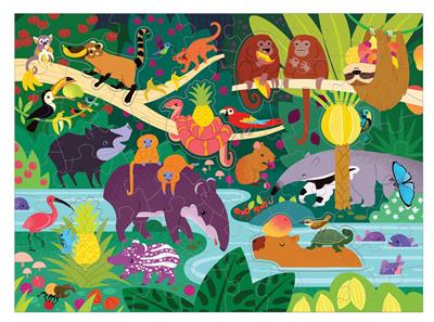 Dschungel-Puzzle 60p