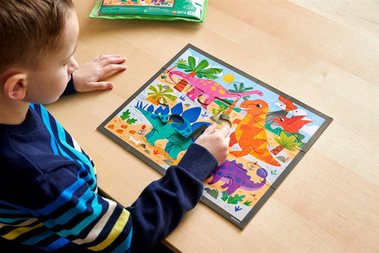 Dinosaurier-Puzzle, 12 Teile
