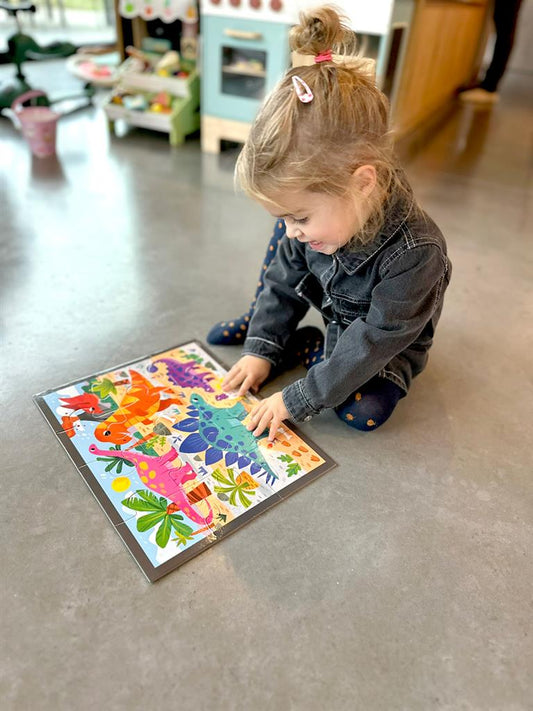 Dinosaurier-Puzzle, 12 Teile