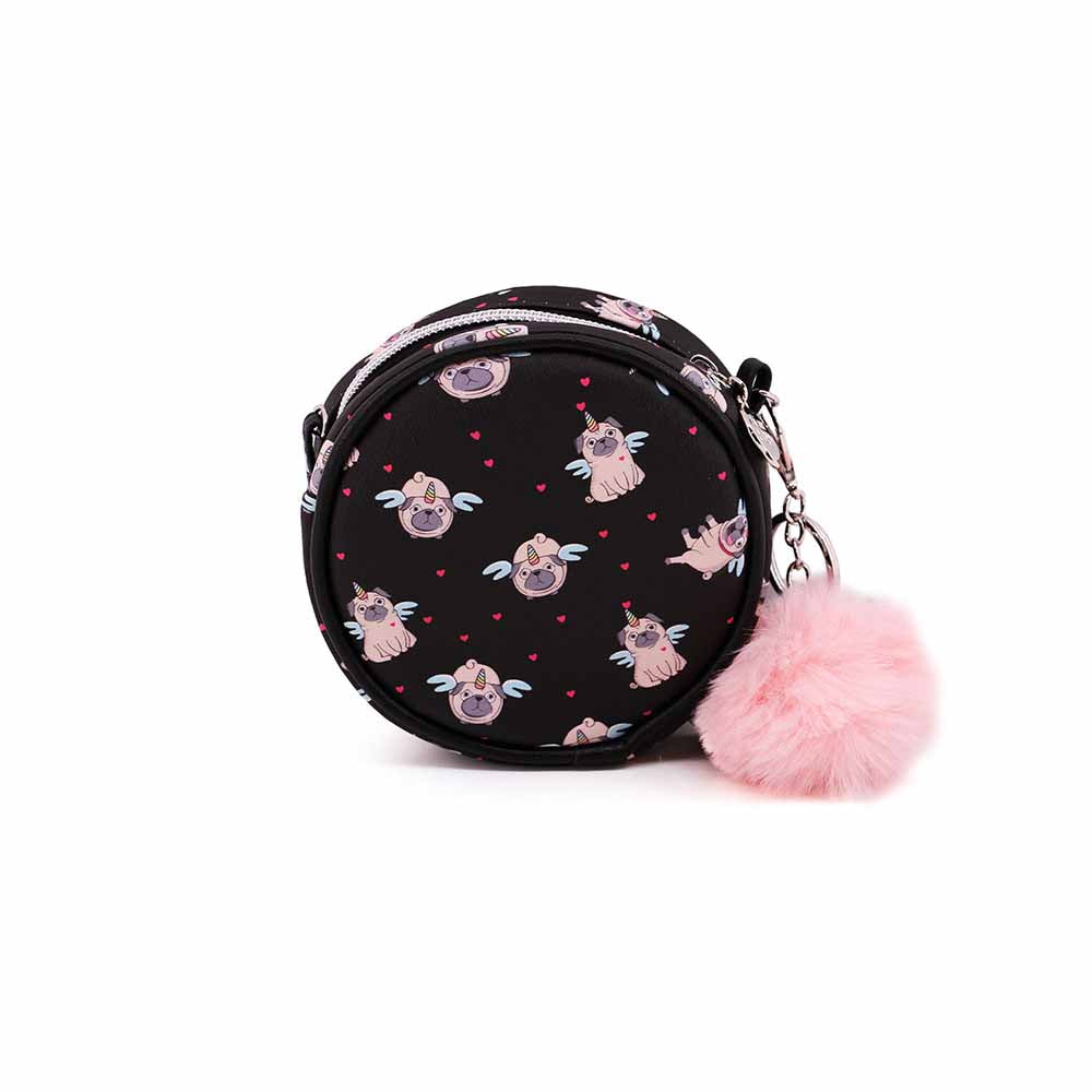 Sac à Bandoulière Rond Petit Oh My Pop! « Pug »