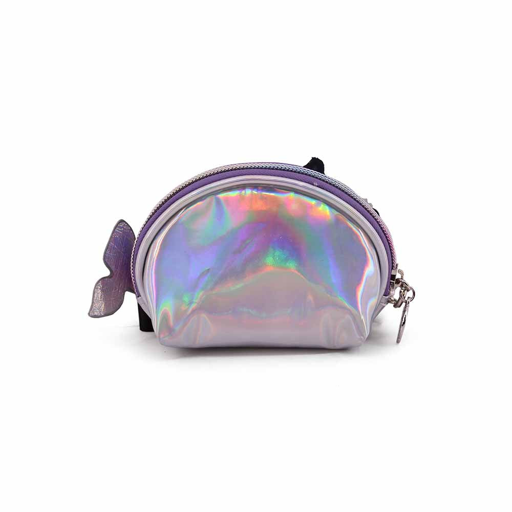 Porte-Monnaie Ovale Oh My Pop! « Narval » – Argent