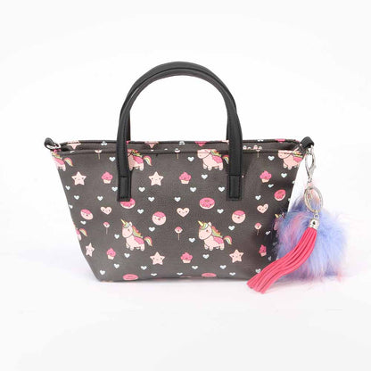Sac à Main Tote Petit Oh My Pop! « Popnicorn » – Noir