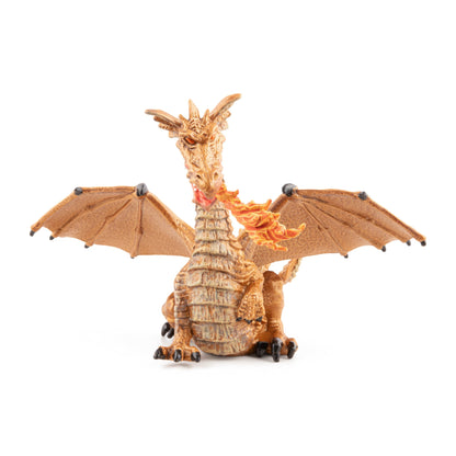Figurine Dragon or avec flamme