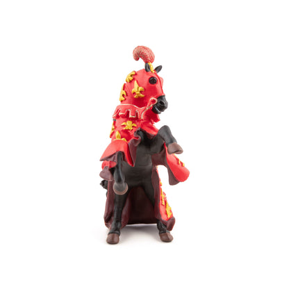 Figurine Cheval du prince Philippe rouge