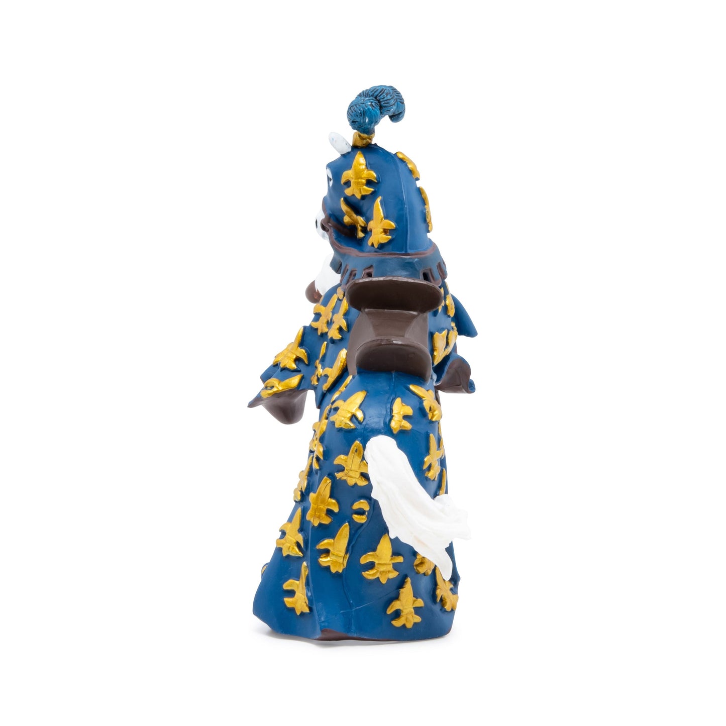 Figurine Cheval du prince Philippe bleu