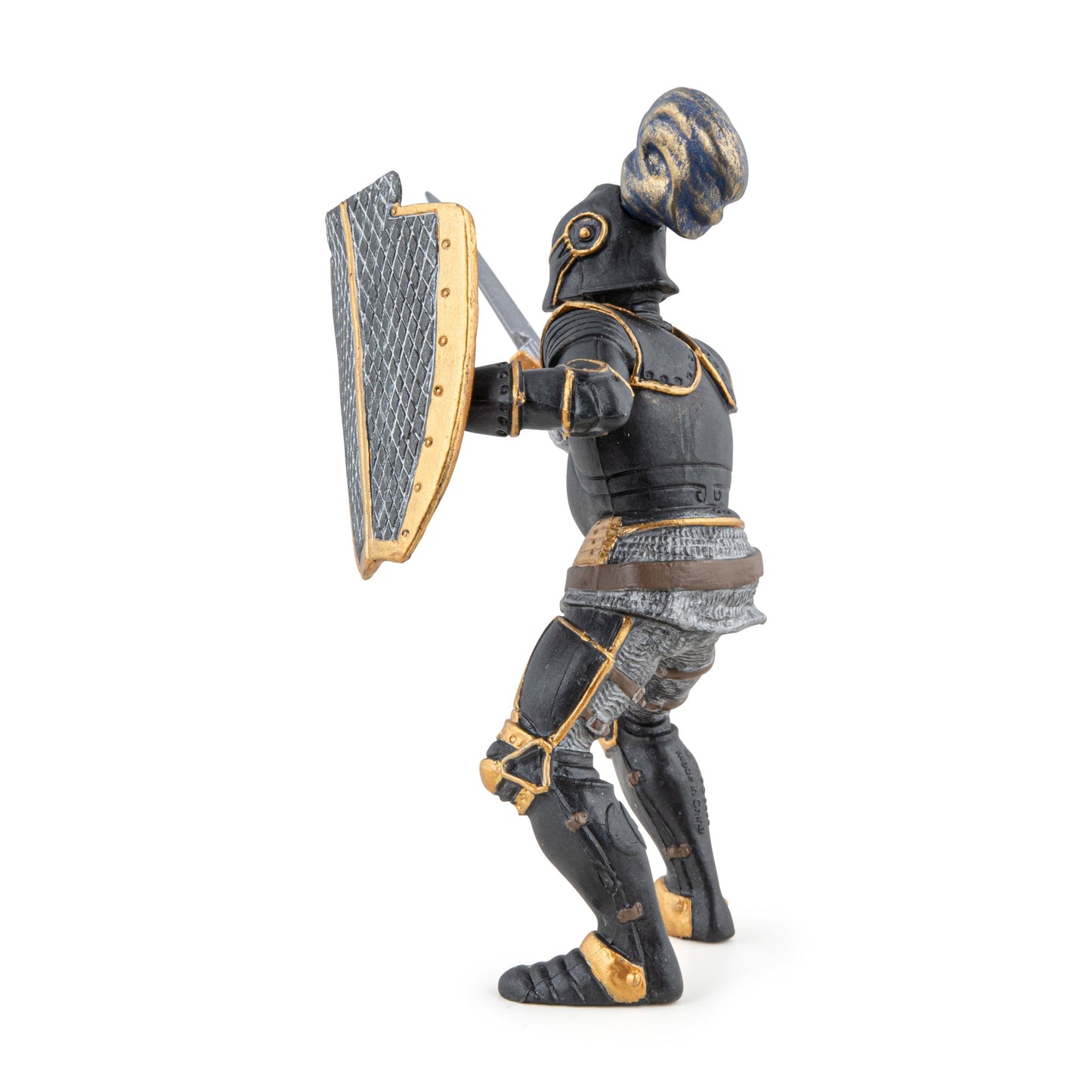 Figurine Chevalier en armure noire Papo - personnage médiéval