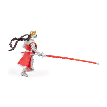 Figurine Roi au dragon rouge