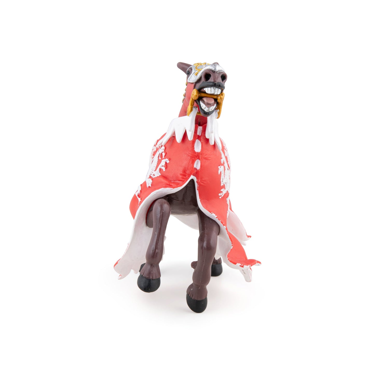 Figurine Cheval du roi au dragon rouge