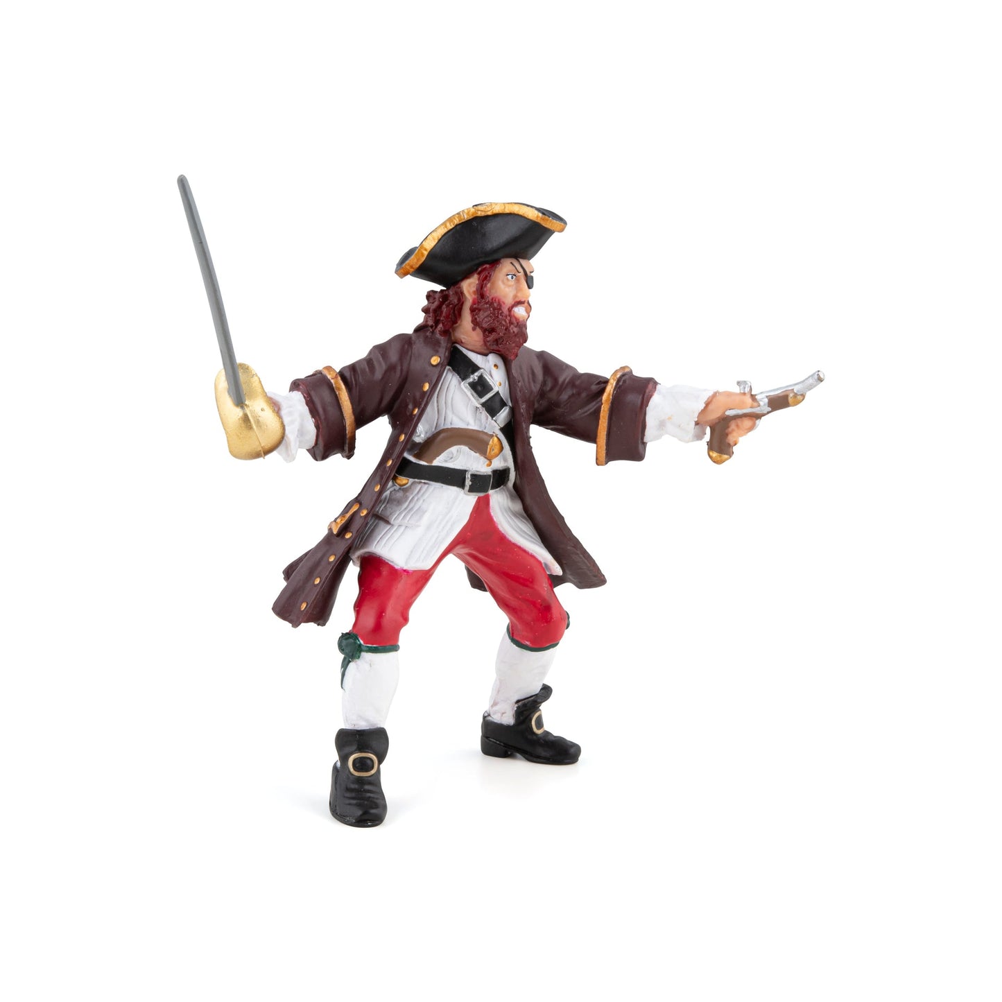 Figurine Barberousse rouge Papo - personnage pirate