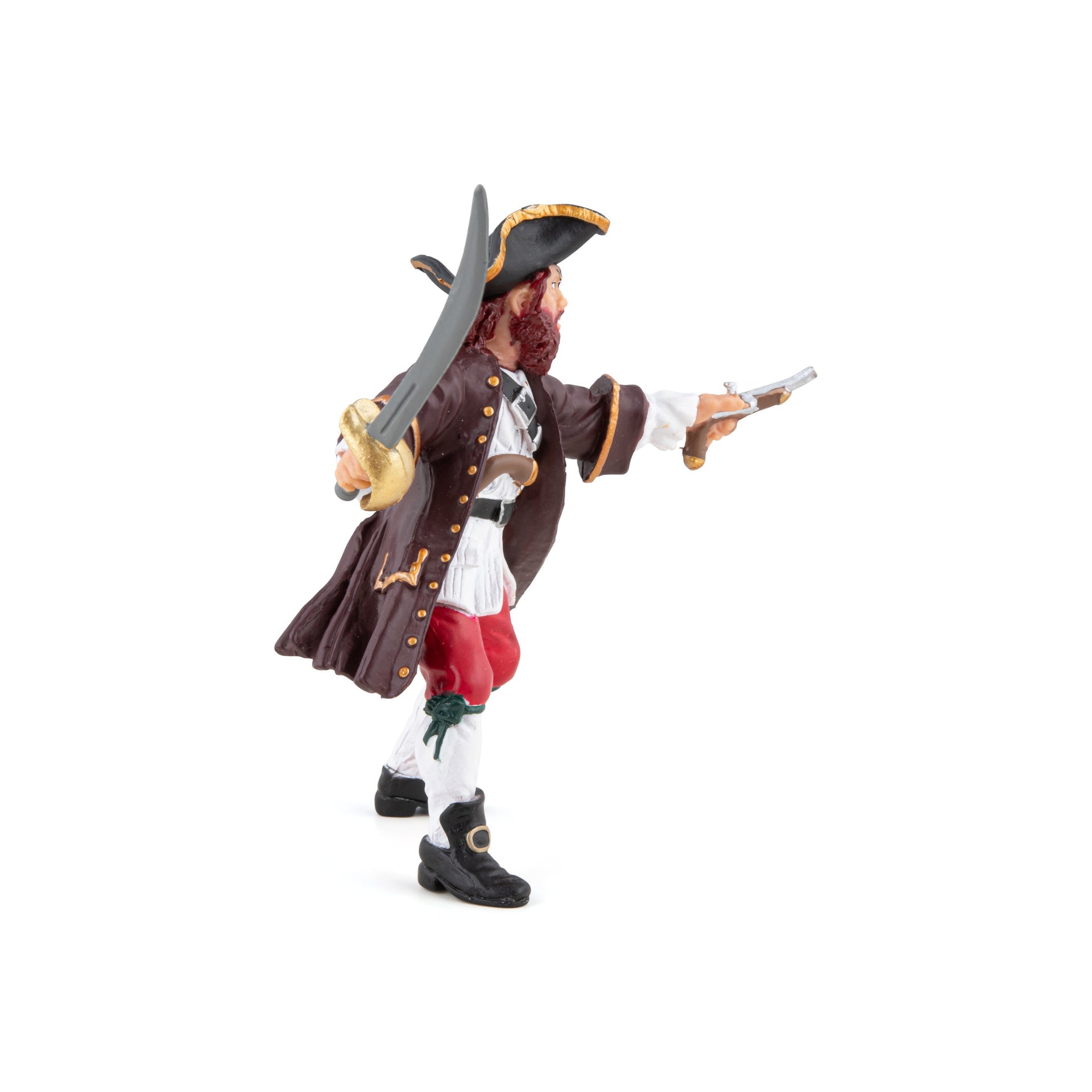 Figurine Barberousse rouge Papo - personnage pirate