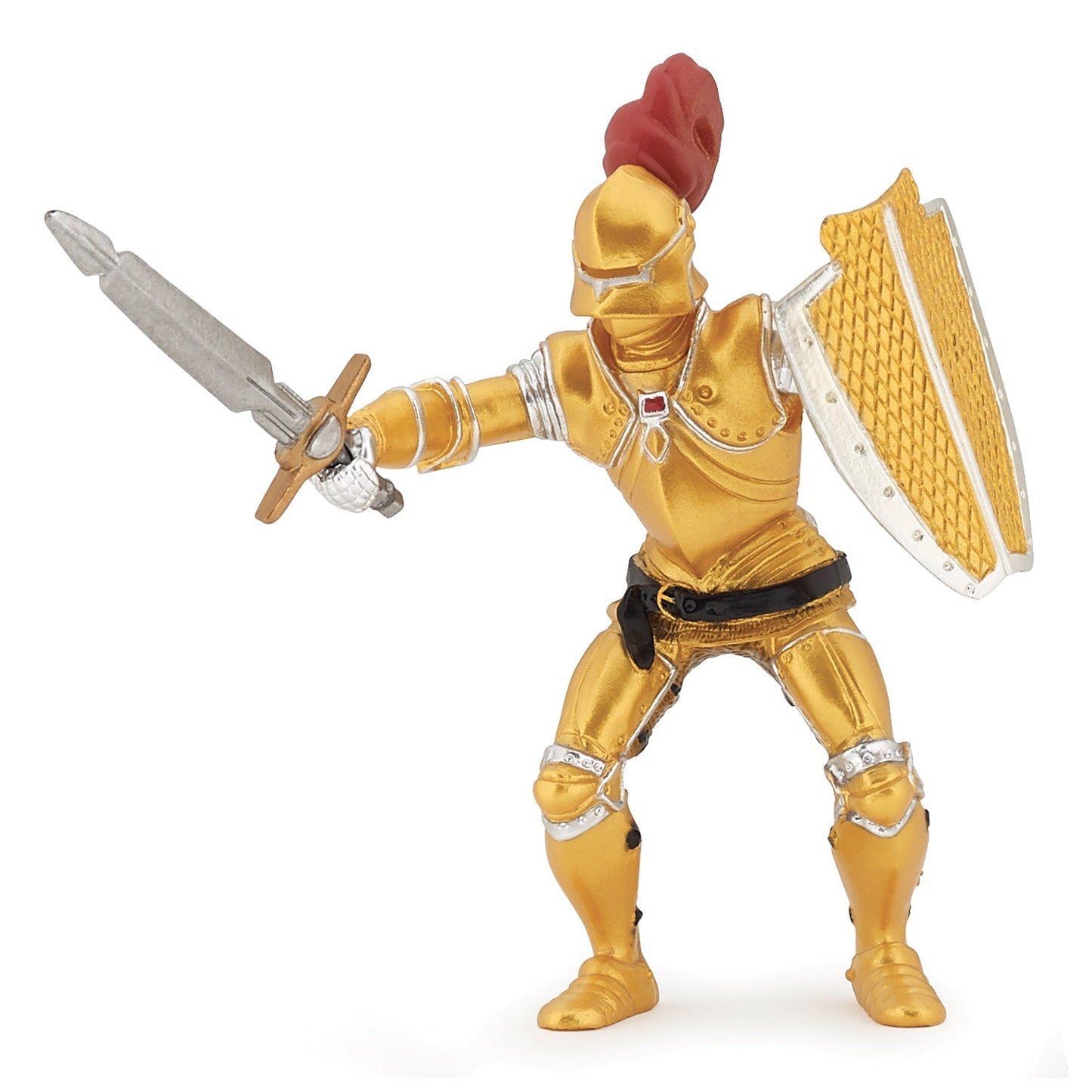 Figurine Chevalier or en armure
