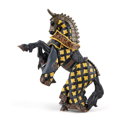 Figurine Cheval du Maître des armes cimier taureau