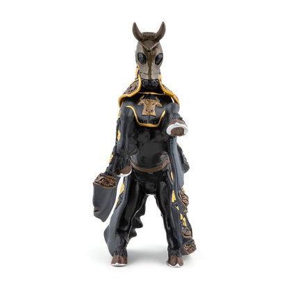 Figurine Cheval du Maître des armes cimier taureau