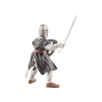 Figurine Chevalier hospitalier à l'épée Papo - personnage médiéval