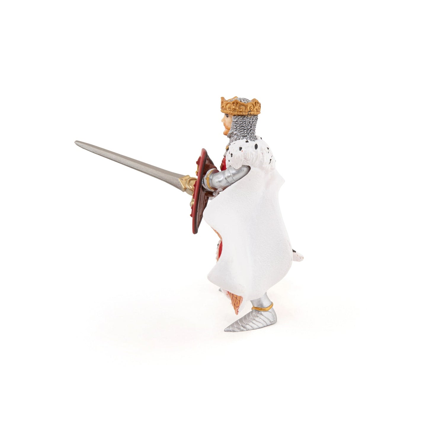 Figurine Roi Arthur rouge