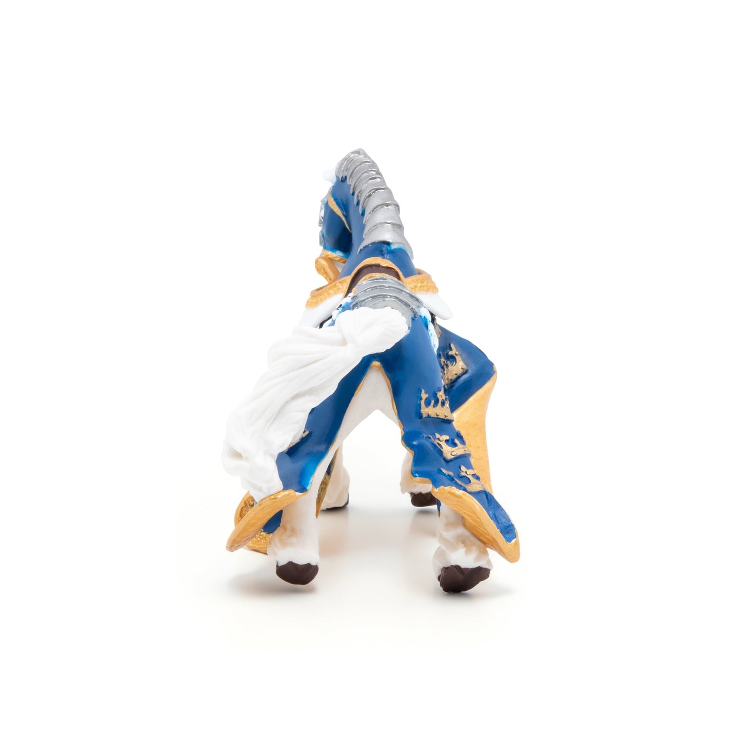 Figurine Cheval du roi Arthur bleu