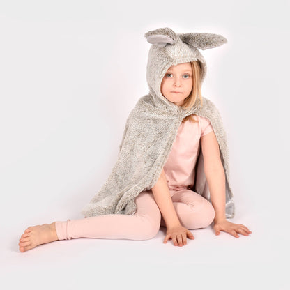 Cape Bunny Fluffy Deluxe 98-128 cl 3-8 ans