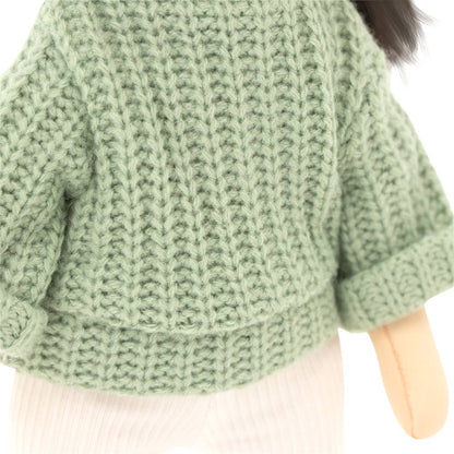 Lilu doll with green sweater, 32 cm