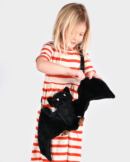 Sac chauve-souris avec 2 poches et bandoulière réglable 50 cm