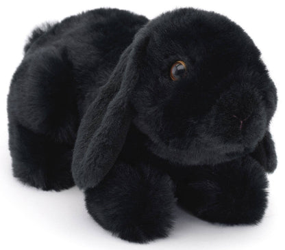 Peluche Lapin Bélier, couché (noir)