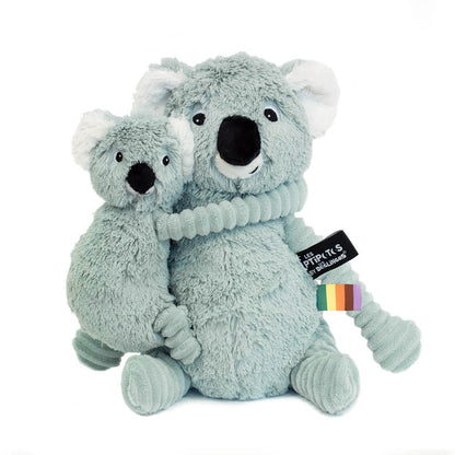 Peluche Trankilou le koala maman et son bébé menthe – Les Ptipotos