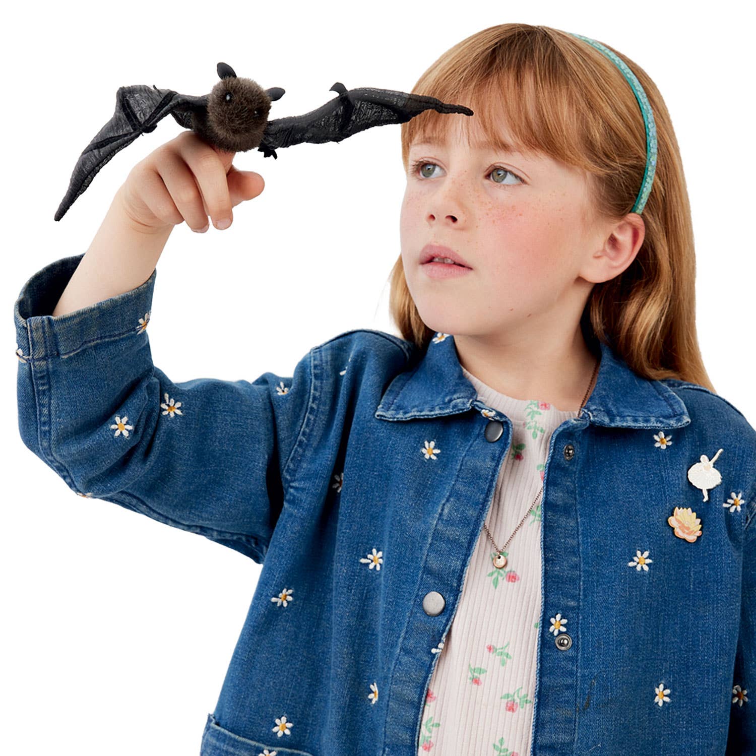 Marionnette à main Mini chauve-souris 8009/ Mini chauve-souris Folkmanis réaliste