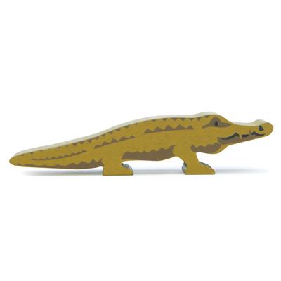 Tender Leaf Animaux: ANIMAL DE SAFARI/CROCODILE, en bois, 3+