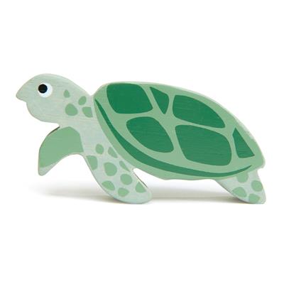 Tender Leaf Animaux: ANIMAL MARIN/TORTUE DE MER, en bois, 3+