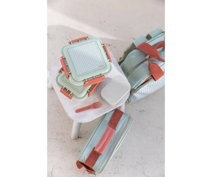 Grande Boîte à Déjeuner Couleur Sauge