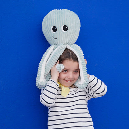 Peluche pieuvre Filou maman et son bébé bleu – Les Ptipotos – vue 7