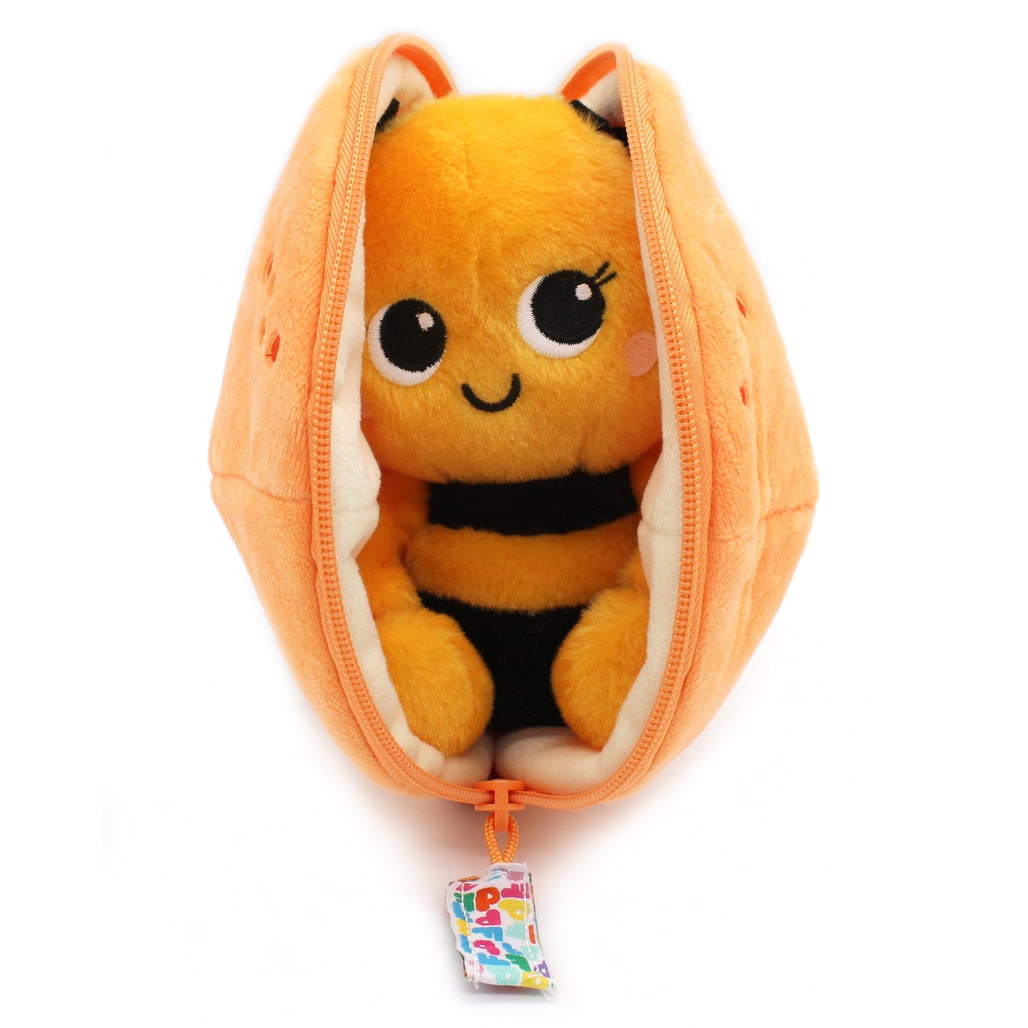 Peluche réversible Buzzet l'abeille/mandarine – Flipetz – vue 6
