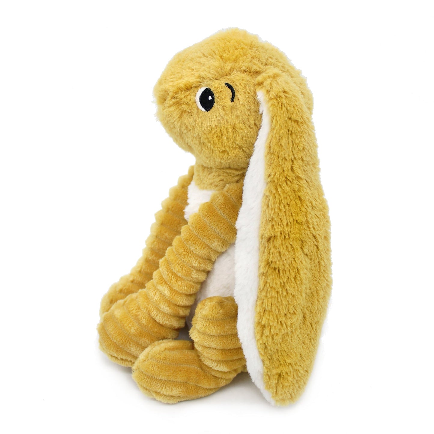 Peluche lapin Toudou maman et son bébé jaune moutarde – Les Ptipotos – vue 4