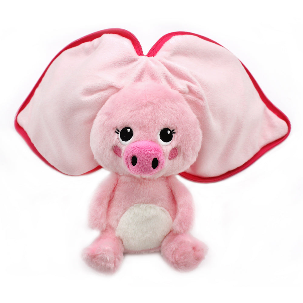 Peluche réversible Piglet le cochon/radis – Flipetz – vue 7